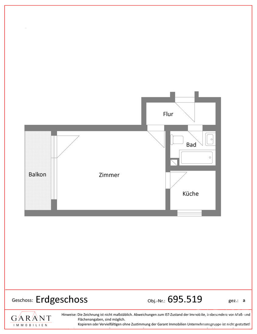 Wohnung zum Kauf 120.000 € 1 Zimmer 32 m²<br/>Wohnfläche 1.<br/>Geschoss Bad Reichenhall Bad Reichenhall 83435