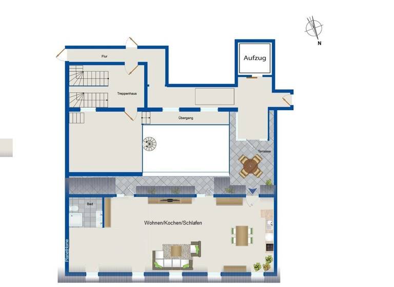 Wohnung zum Kauf 169.000 € 1 Zimmer 61,8 m²<br/>Wohnfläche 3.<br/>Geschoss ab sofort<br/>Verfügbarkeit Vilshofen Vilshofen an der Donau 94474