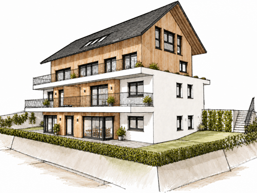 Terrassenwohnung zum Kauf - Neubau provisionsfrei 389.000 € 2 Zimmer 57,6 m² frei ab 01.12.2027 Borromäusweg Radstadt 5550