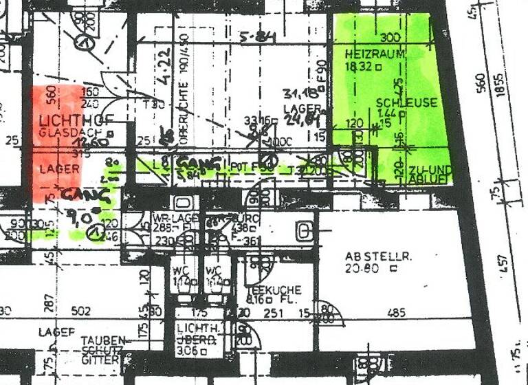 Büro zur Miete 1.497 € 3 Zimmer 87,7 m² Bürofläche Wien 1030