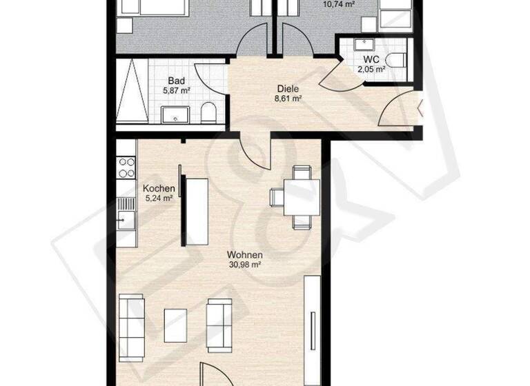 Terrassenwohnung zur Miete 1.611 € 3 Zimmer 80,6 m² 2. Geschoss frei ab sofort Weilerswister Straße 14u 16 Friesheim Erftstadt 50374