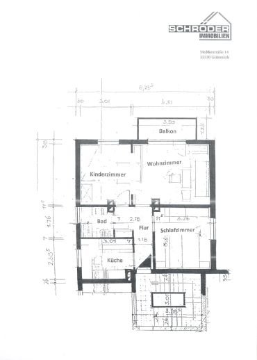 Wohnung zur Versteigerung 75.000 € 2 Zimmer 47,5 m²<br/>Wohnfläche ab sofort<br/>Verfügbarkeit Gütersloh Gütersloh 33330