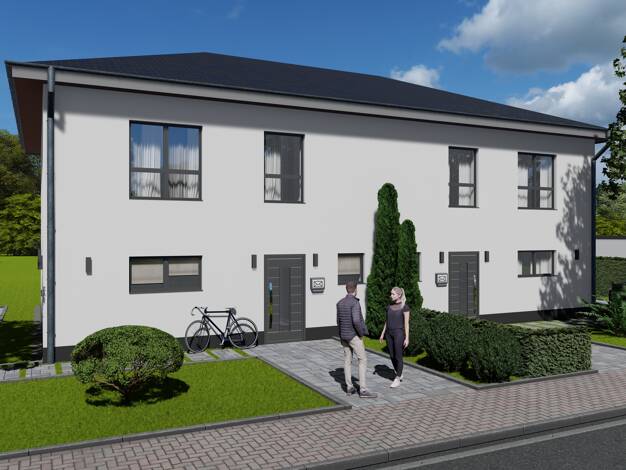 Doppelhaushälfte zum Kauf provisionsfrei 360.000 € 4 Zimmer 116 m² 441 m² Grundstück Im Fuchstal Irxleben Hohe Börde 39167