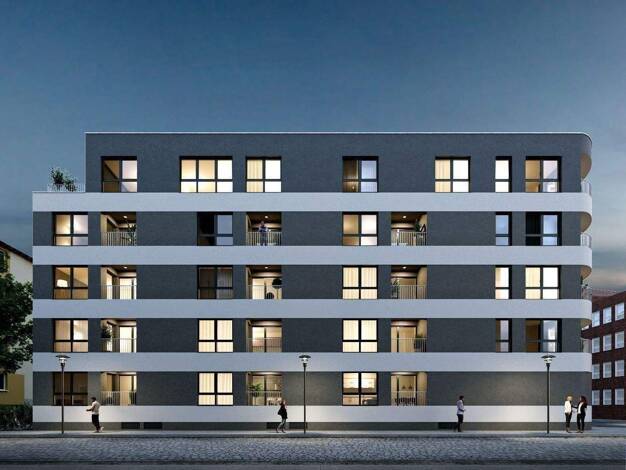 Wohnung zum Kauf - Erstbezug provisionsfrei als Kapitalanlage geeignet 280.500 € 1 Zimmer 33 m² Tafelhof Nürnberg 90443