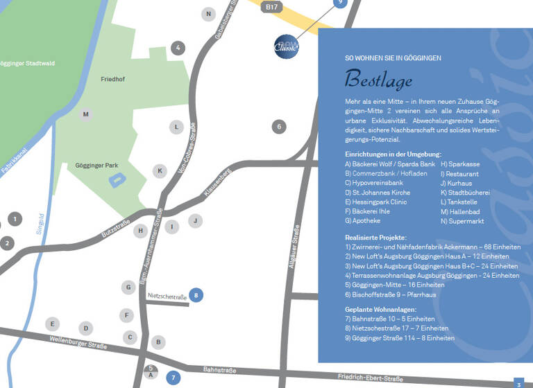 Wohnung zum Kauf - Erstbezug provisionsfrei 495.000 € 2 Zimmer 71,2 m² EG Göggingerstr. 114 Göggingen Augsburg / Göggingen 86199
