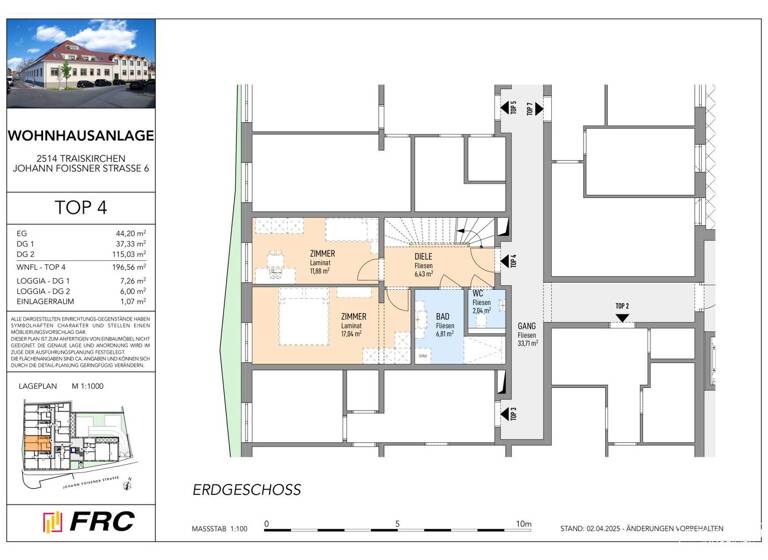 Maisonette zum Kauf - Erstbezug provisionsfrei 875.000 € 5 Zimmer 195,8 m² EG Johann Foissner-Straße 6 Traiskirchen 2514