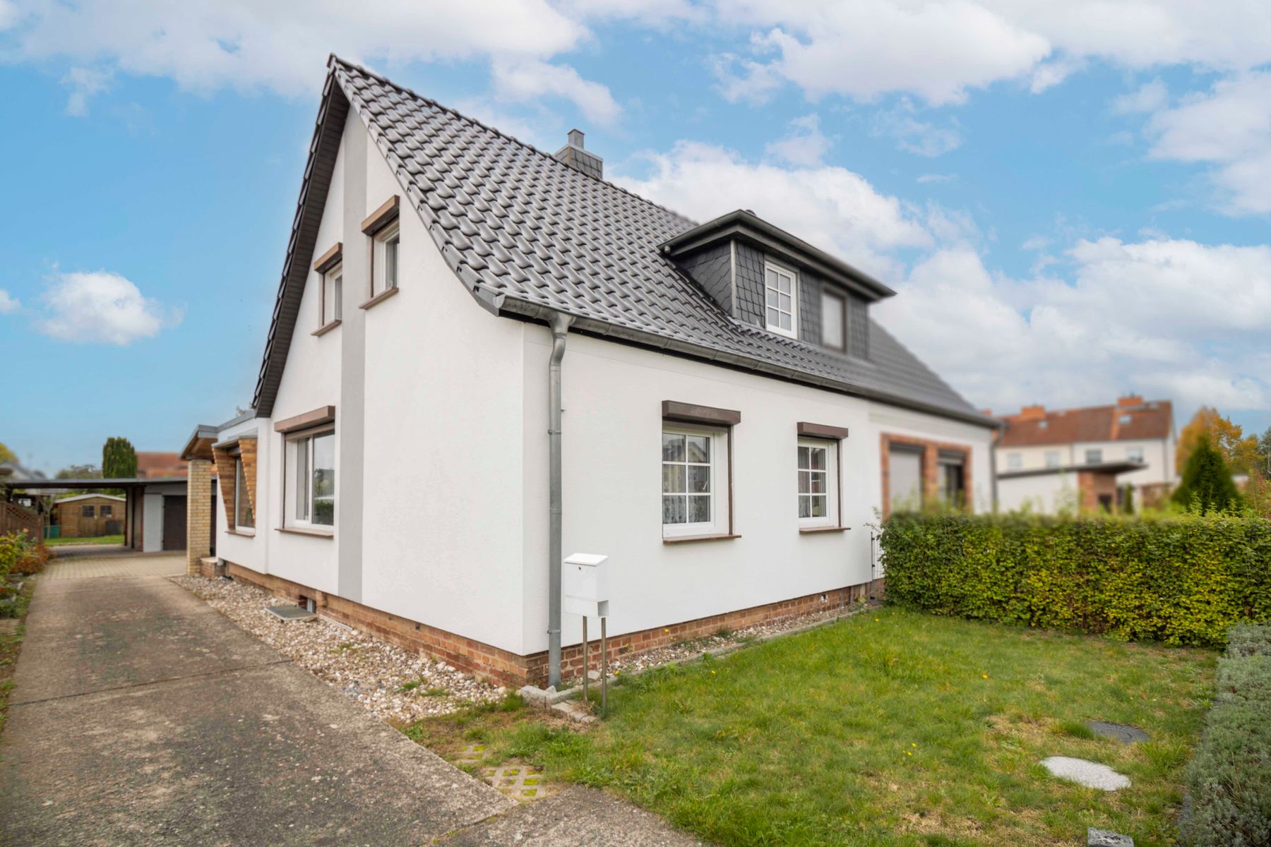 Doppelhaushälfte zum Kauf 399.000 € 4 Zimmer 114,1 m²<br/>Wohnfläche 850,1 m²<br/>Grundstück Triebseer Siedlung Stralsund 18437