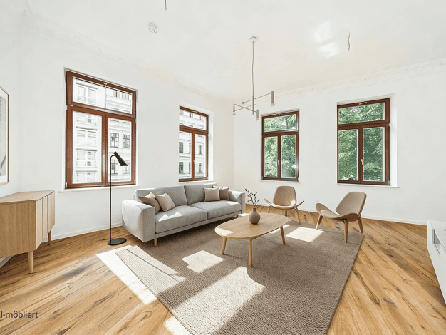 Wohnung zum Kauf provisionsfrei 233.000 € 1 Zimmer 45 m² 1. Geschoss Elsterstraße 48 Zentrum-West Mitte 04109