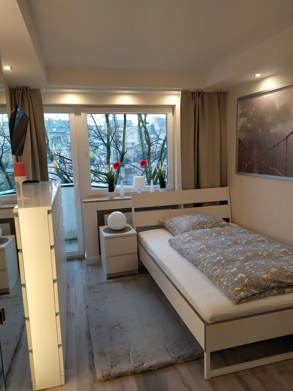 Wohnung zur Miete Wohnen auf Zeit 1.498 € 1 Zimmer 25 m²<br/>Wohnfläche ab sofort<br/>Verfügbarkeit Gerresheimer Straße Flingern - Nord Düsseldorf 40233