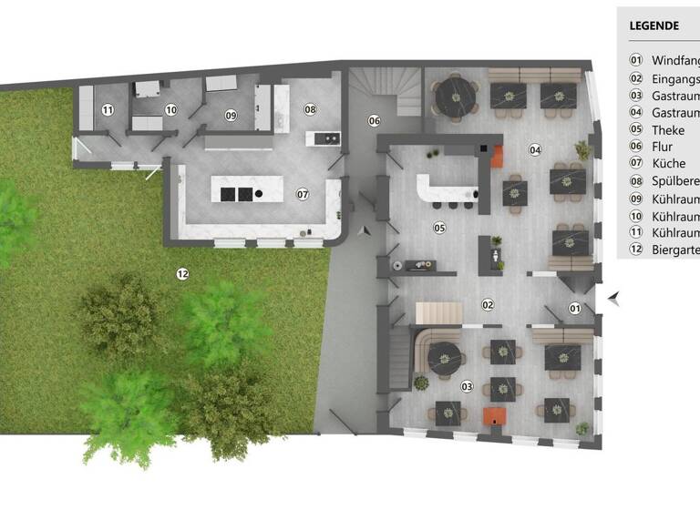 Restaurant zum Kauf 589.000 € 457 m² Grundstück Niederbreisig Bad Breisig 53498