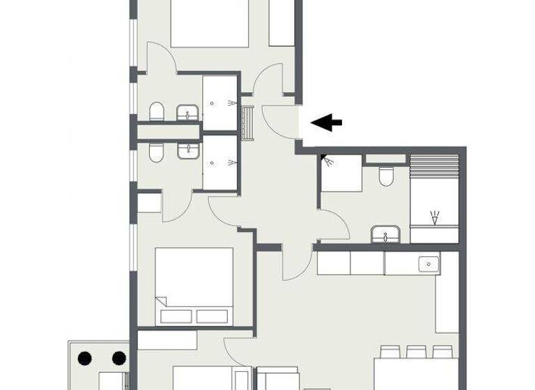 Wohnung zum Kauf 1.095.000 € 4 Zimmer 78 m² Hollersbach 5731