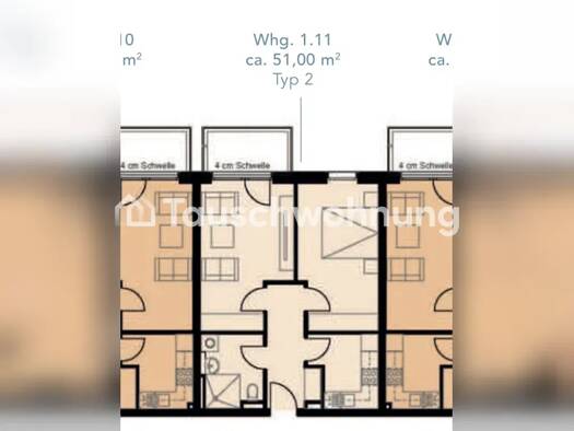 Wohnung zur Miete Tauschwohnung 585 € 2 Zimmer 51 m² 3. Geschoss Teltower Vorstadt Potsdam 14473