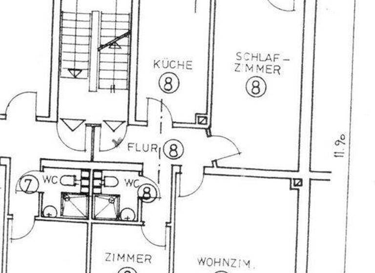 WG-Zimmer zum Kauf 189.000 € 3 Zimmer 78,5 m² 3. Geschoss Friesenheim/Nord Ludwigshafen am Rhein 67063