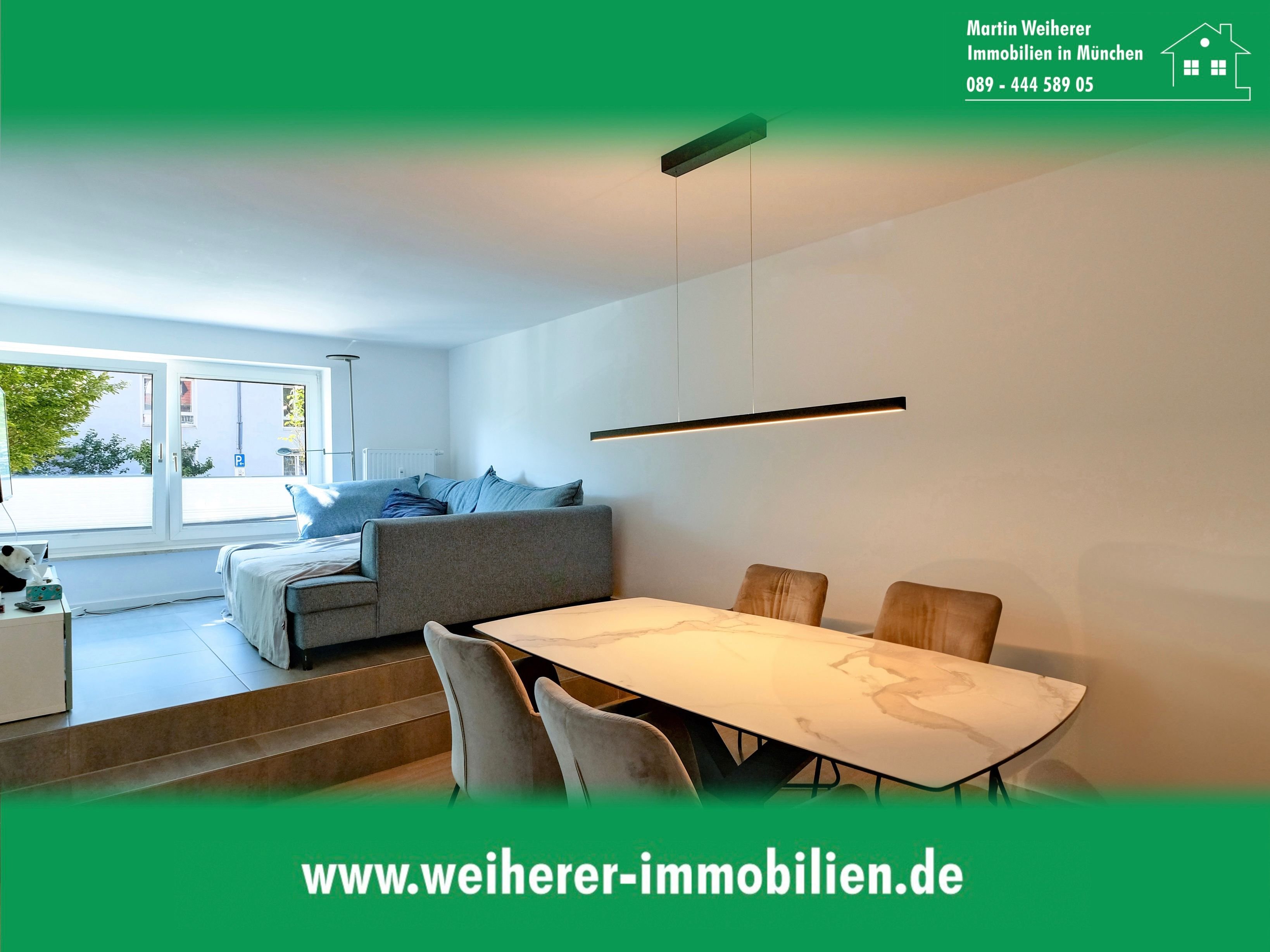 Wohnung zum Kauf 410.000 € 2 Zimmer 62 m²<br/>Wohnfläche EG<br/>Geschoss ab sofort<br/>Verfügbarkeit Am Riesenfeld München 80809