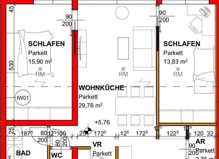 Wohnung zum Kauf 199.900 € 3 Zimmer 72,8 m² Neusiedl an der Zaya 2183