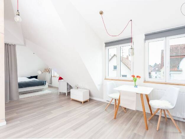 Wohnung zur Miete auf Zeit 1.380 € 1 Zimmer 50 m² frei ab sofort Weststadt Ulm 89077