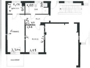 Wohnung zur Miete Tauschwohnung 565 € 2 Zimmer 66 m² 1. Geschoss Ossendorf Köln 50829