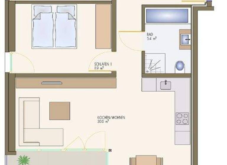 Wohnung zum Kauf 330.000 € 3 Zimmer 65,7 m² Badlochstraße 44b Lustenau 6890
