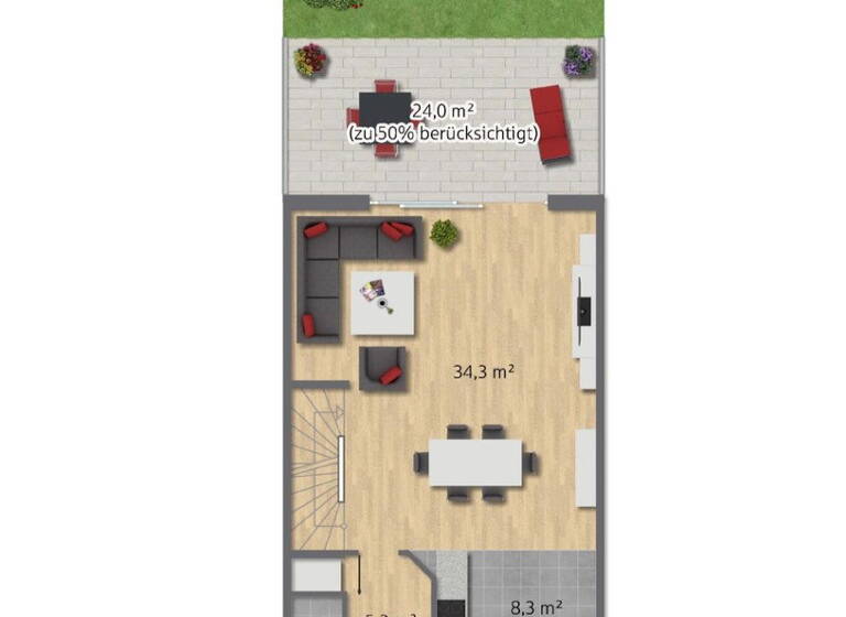 Reihenmittelhaus zum Kauf provisionsfrei 599.000 € 6 Zimmer 144,1 m² 213 m² Grundstück Koppestr. 41 Altendorf Essen 45143