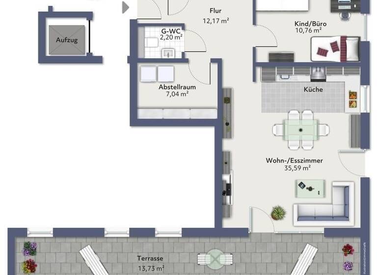 Wohnung zum Kauf provisionsfrei 389.000 € 4 Zimmer 111,6 m²<br/>Wohnfläche 2.<br/>Geschoss ab sofort<br/>Verfügbarkeit Rintelner Str. Bückeburg Bückeburg 31675