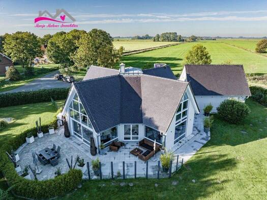 Einfamilienhaus zum Kauf provisionsfrei 649.000 € 10 Zimmer 242,5 m² 2.412 m² Grundstück Eggelingen Wittmund / Eggelingen 26409