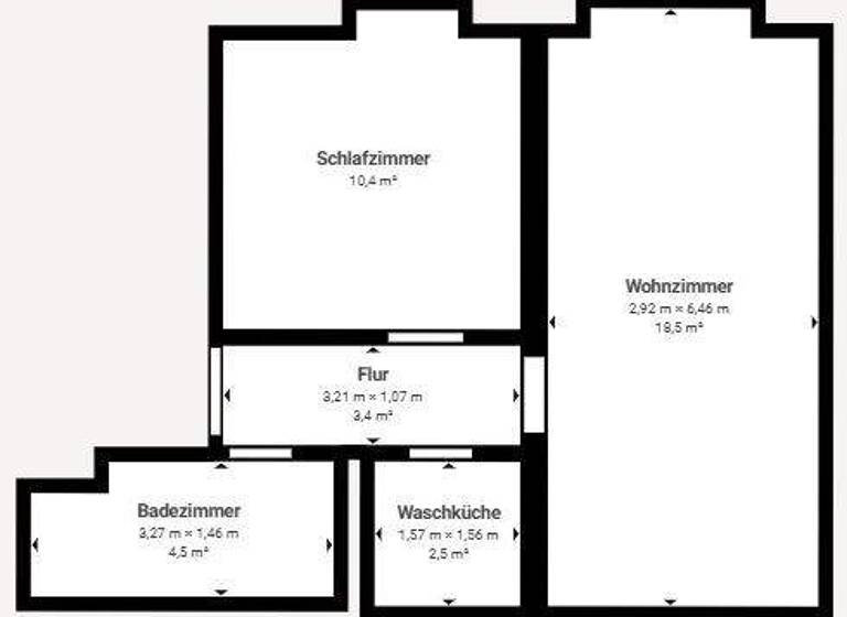 Wohnung zur Miete 500 € 2 Zimmer 40 m² frei ab sofort Annastr. 28 Bruch Dinslaken 46537