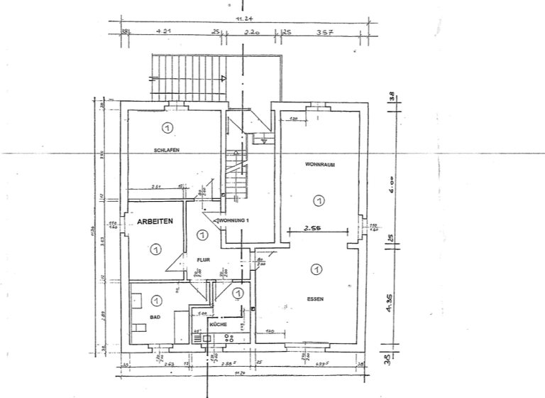 Wohnung zum Kauf 289.000 € 3 Zimmer 90,8 m² 1. Geschoss Bogenstraße 45 Neviges Velbert 42553