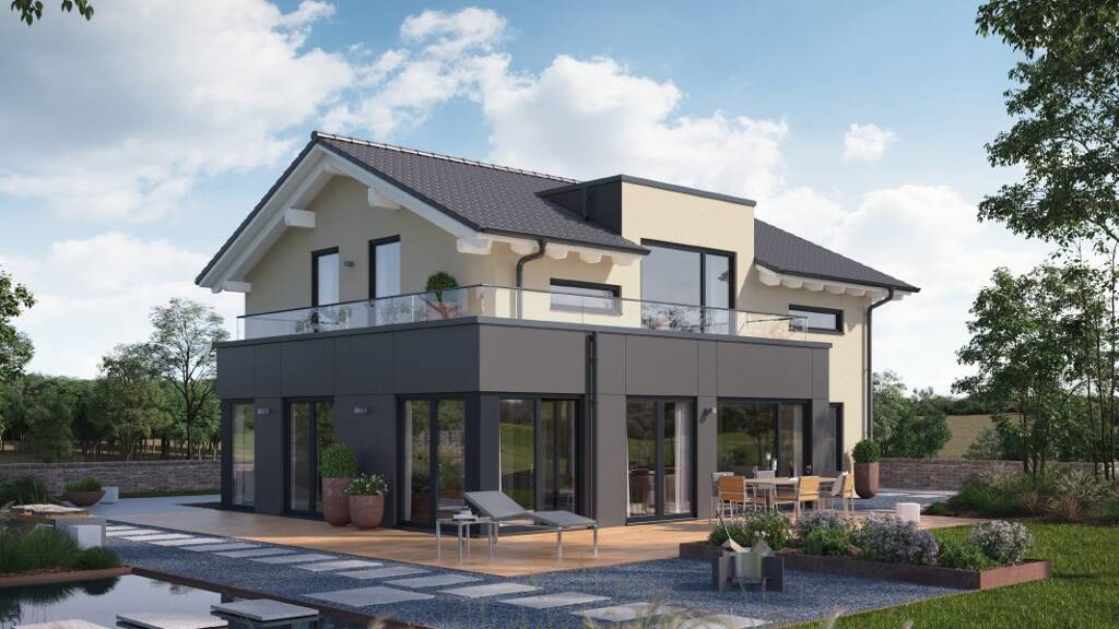 Einfamilienhaus zum Kauf provisionsfrei 584.292 € 5 Zimmer 155 m² 342 m² Grundstück Langhurst Schutterwald 77746