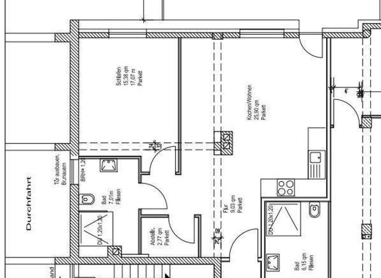 Wohnung zur Miete 1.017 € 2 Zimmer 67,8 m² frei ab 11.04.2026 Roßdörfer Str. 84 Darmstadt 64287
