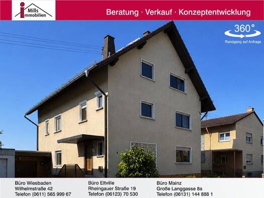 Mehrfamilienhaus zum Kauf 330.000 € 6,5 Zimmer 213 m² 558 m² Grundstück Gaulsheim Bingen am Rhein 55411