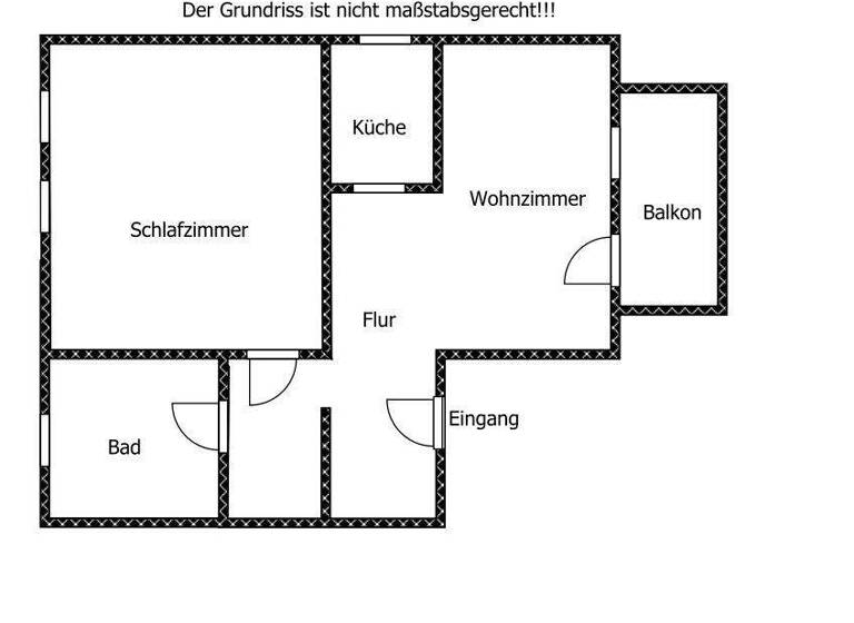 Wohnung zur Miete 350 € 2 Zimmer 65 m² 1. Geschoss Chemnitztalstraße 111 Furth Chemnitz / Furth 09114