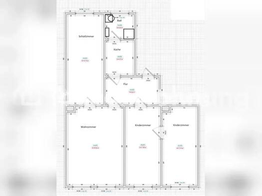 Wohnung zur Miete Tauschwohnung 460 € 4 Zimmer 72 m² 2. Geschoss Altlindenau Alt-West 04177