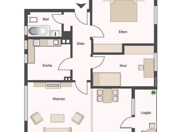 Wohnung zur Miete 422 € 3 Zimmer 71,6 m² 2. Geschoss frei ab sofort Am Hang 10 Lüdenscheid 58511