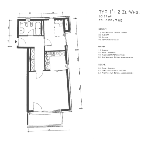 Maisonette zur Miete 820 € 2 Zimmer 60 m²<br/>Wohnfläche Max-Zelck-Straße Niendorf Hamburg 22459