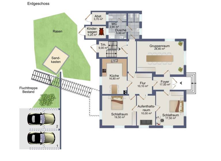 Mehrfamilienhaus zum Kauf 1.295.000 € 10 Zimmer 65 m² 687 m² Grundstück Darmstadt 64289