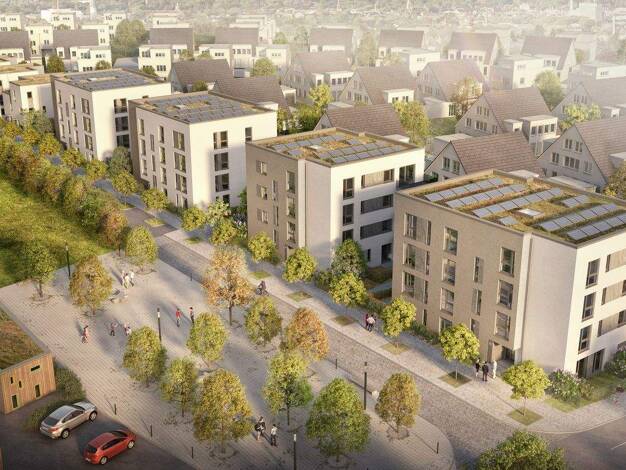 Wohnung zum Kauf - Neubau provisionsfrei 509.000 € 3 Zimmer 84 m² 3. Geschoss Margarete-Füßer-Straße 12 Huckingen Duisburg 47259