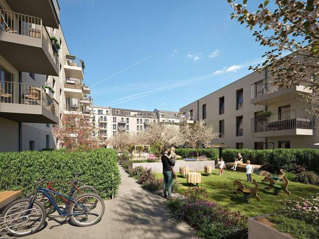 Wohnung zum Kauf - Neubau provisionsfrei 524.046 € 4 Zimmer 95,4 m² 4. Geschoss Löbtauer Straße Löbtau-Nord Ortsamtsbereich Cotta 01159