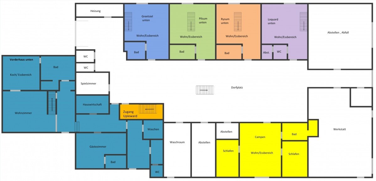 Wohnung zum Kauf 189.000 € 3 Zimmer 83 m²<br/>Wohnfläche Theodorenstraße 2 Upleward Krummhörn 26736