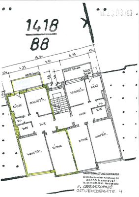 Wohnung zum Kauf provisionsfrei 150.000 € 3 Zimmer 79 m²<br/>Wohnfläche ab sofort<br/>Verfügbarkeit Ostwenderstr Oststadt Hannover 30161