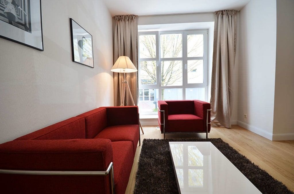 Wohnung zur Miete Wohnen auf Zeit 2.100 € 2 Zimmer 38 m²<br/>Wohnfläche 13.12.2024<br/>Verfügbarkeit Cranachstraße Sachsenhausen - Nord Frankfurt am Main 60596