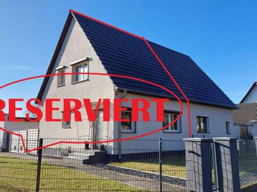 Doppelhaushälfte zum Kauf 139.999 € 3 Zimmer 80 m² 496 m² Grundstück Tutow 17129