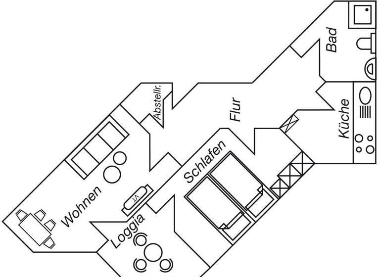 Wohnung zum Kauf 239.000 € 2 Zimmer 58 m² 2. Geschoss frei ab sofort Travemünde Lübeck 23570