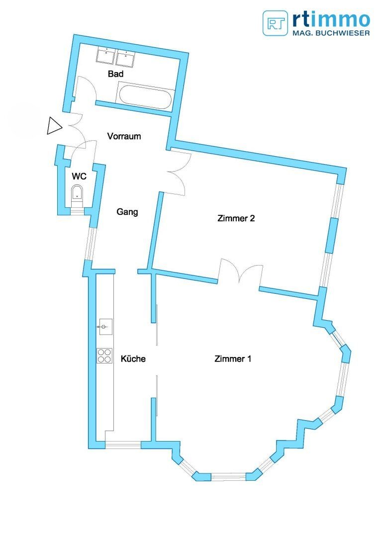 Wohnung zur Miete 948 € 2 Zimmer 78 m²<br/>Wohnfläche 1.<br/>Geschoss Schönbrunner Straße Wien 1120