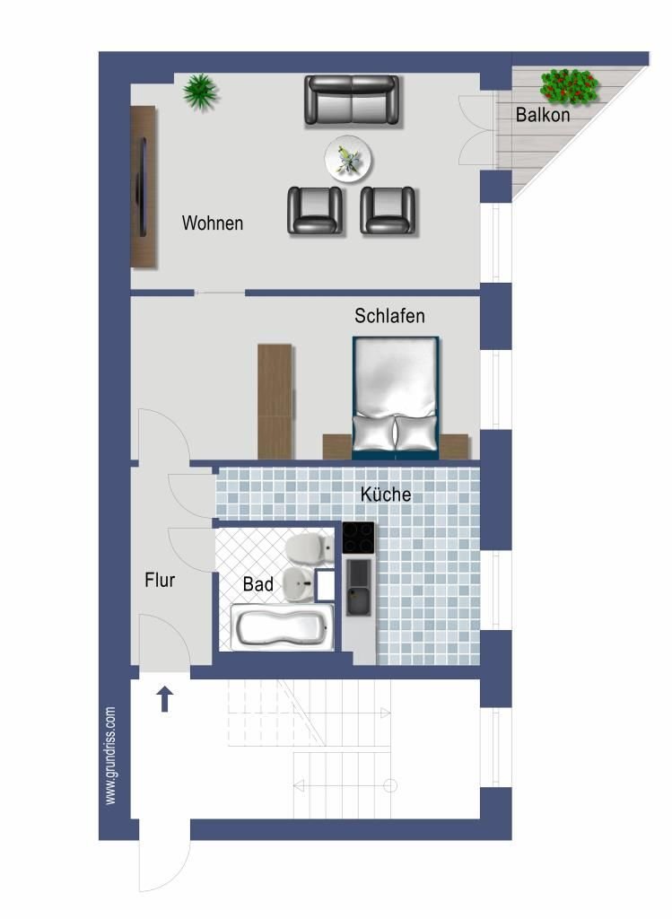 Wohnung zum Kauf provisionsfrei 218.000 € 2 Zimmer 54,6 m²<br/>Wohnfläche 3.<br/>Geschoss Isländische Straße 7 Prenzlauer Berg Berlin 10439