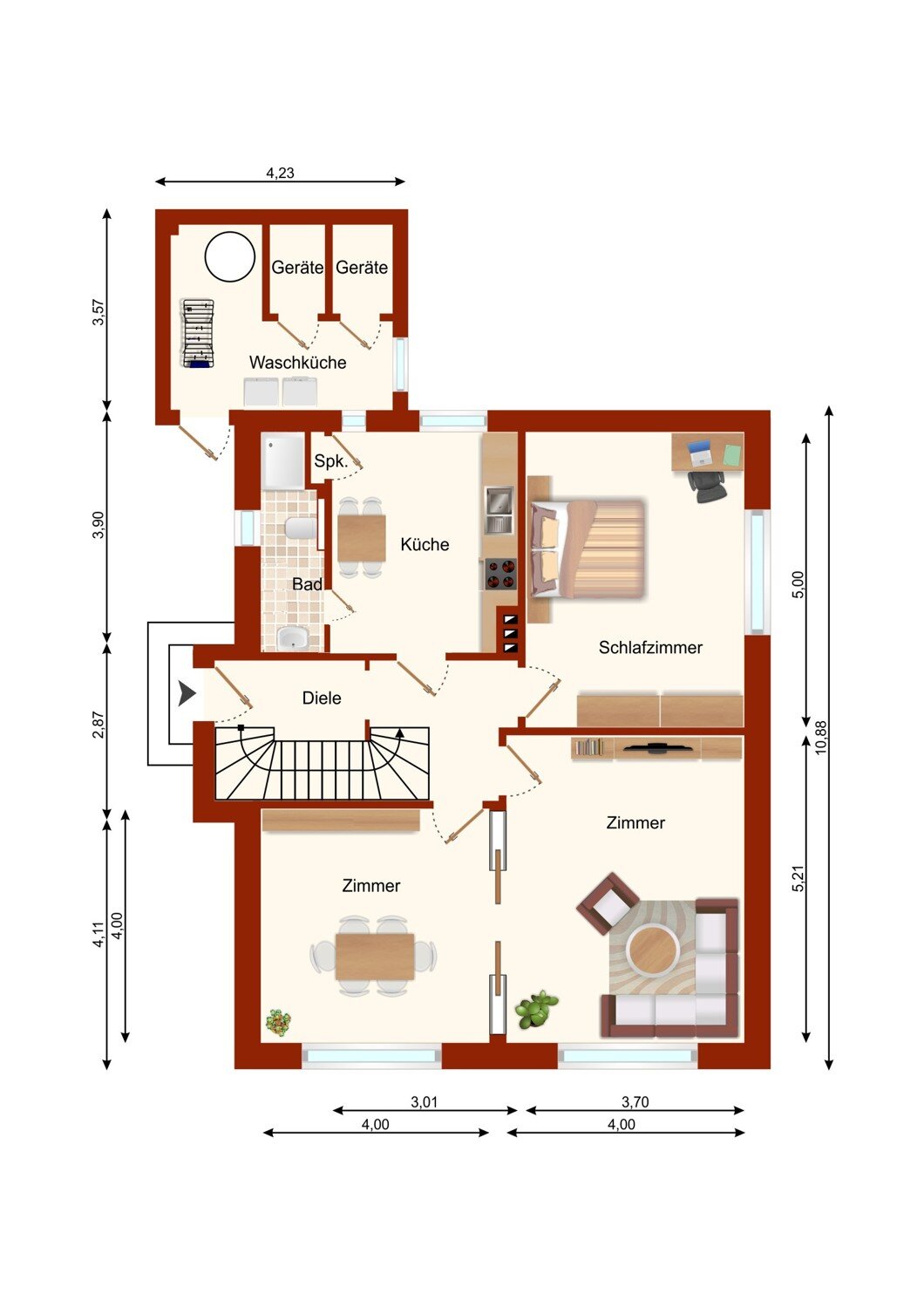 Einfamilienhaus zum Kauf 370.000 € 7 Zimmer 160 m²<br/>Wohnfläche 618 m²<br/>Grundstück Rödemis Husum 25813