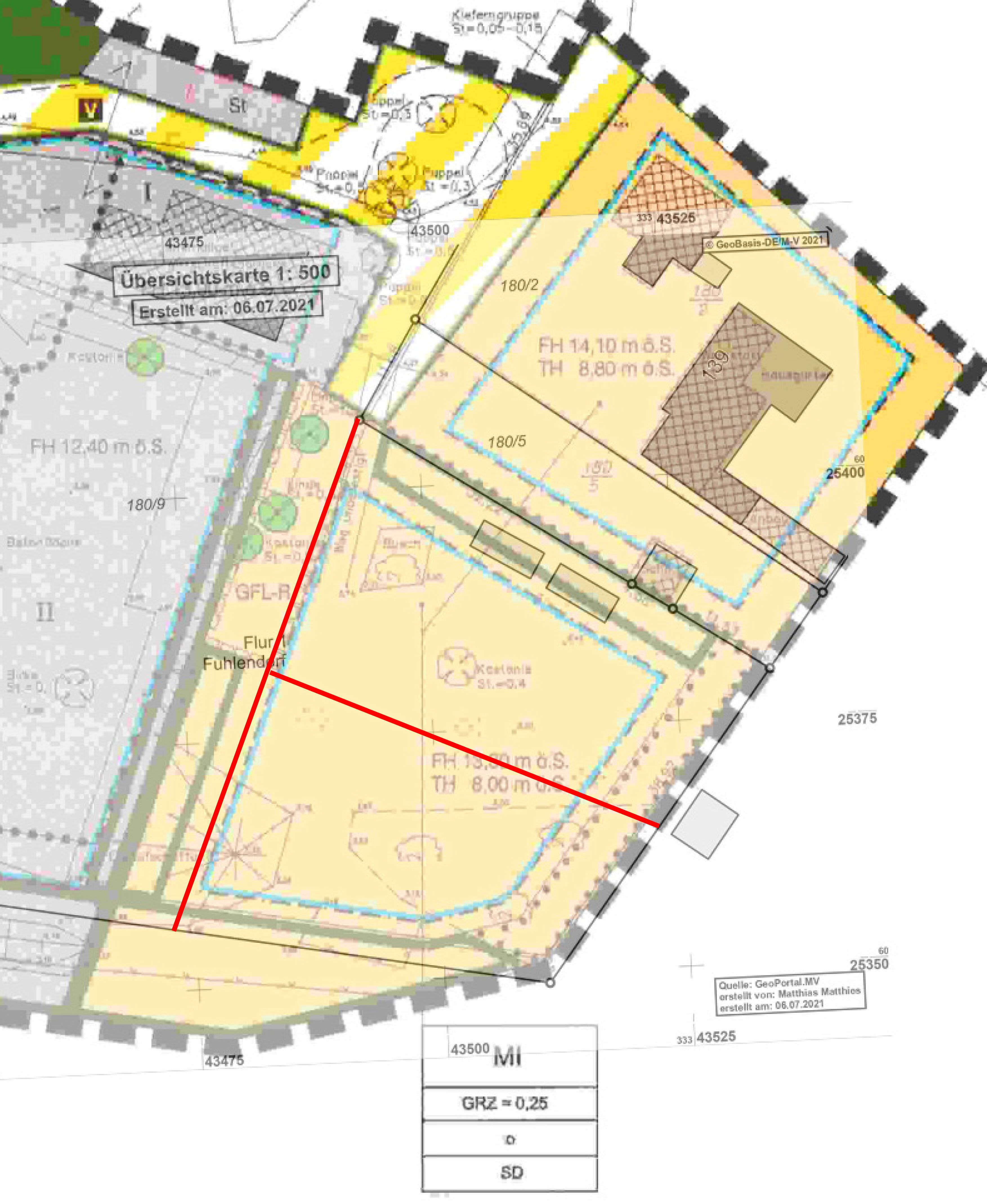 Grundstück zum Kauf 97.000 € 1.060 m²<br/>Grundstück Fuhlendorf Fuhlendorf 18356