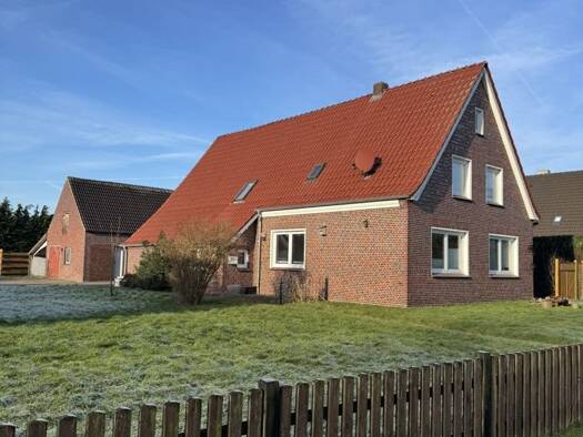 Doppelhaushälfte zur Miete - Erstbezug 430 € 2 Zimmer 67 m² 300 m² Grundstück frei ab sofort Westrhauderfehn Rhauderfehn 26817