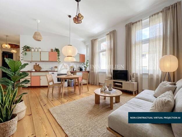 Wohnung zum Kauf 349.000 € 2 Zimmer 62,4 m² 4. Geschoss Lenbachstraße 21 Friedrichshain Friedrichshain-Kreuzberg 10245