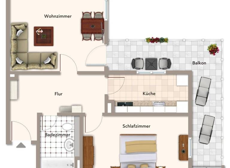 Wohnung zum Kauf 79.000 € 2 Zimmer 65 m²<br/>Wohnfläche 2.<br/>Geschoss Bahnhofsvorstadt Zwickau 08056