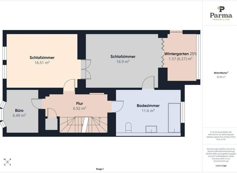 Reihenmittelhaus zum Kauf 339.000 € 8 Zimmer 171,3 m² 202 m² Grundstück Düren 52349